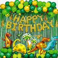 Ensemble de ballons en latex pour le premier anniversaire des enfants, accessoires photo et décorations de fête à thème