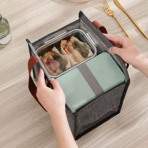 High Quality Large Capacity Insulated Thermal Cooling <b>Cooler</b> <b>Bag</b> Customizable Logo Travel Picnic <b>Lunch</b> Storage Waterproof Basket - Product Image 3