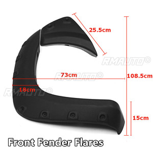 6pcs/set <b>ABS</b> for Pocket Style Striae for Fender Flares for Toyota Tacoma 2012-2015 - Product Image 6