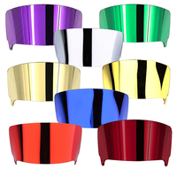 Visières de présentation en acrylique pour casques MIDI, visière de football pour collection