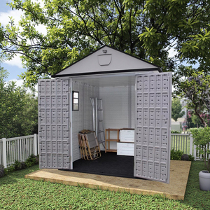 Kinying ngoài trời di động <span class=keywords><strong>Barn</strong></span> lưu trữ đổ vườn Kim loại và gỗ khung cabin nhà với cửa bên cho lưu trữ xây dựng - Product Image 1