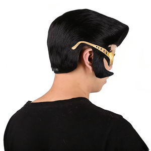 Máscara Facial <span class=keywords><strong>Realista</strong></span> <span class=keywords><strong>de</strong></span> Celebridad, Máscara <span class=keywords><strong>de</strong></span> Látex Suave <span class=keywords><strong>de</strong></span> Elvis, Máscara <span class=keywords><strong>de</strong></span> <span class=keywords><strong>Gato</strong></span> para Cosplay, Máscara Divertida <span class=keywords><strong>de</strong></span> Cabeza Completa Artificial para Fiestas <span class=keywords><strong>de</strong></span> Disfraces - Product Image 2
