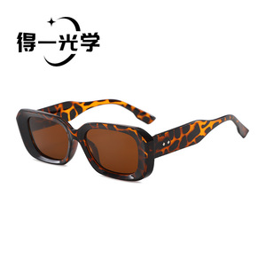 <b>Square</b> <b>Sunglasses</b> Black PC <b>Frame</b> UV400 Women Street Style - Product Image 5