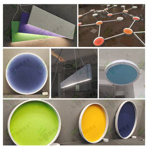 Luce acustica del ciondolo di assorbimento del suono Led luce pendente per Hotel ufficio ristorante - Product Image 5