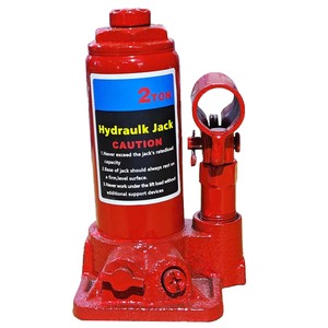 Mejor Oferta: Gato Hidráulico de Botella 2T para Coche, Ajustable con Válvula de Alivio, Fabricado en Acero - Product Image 1