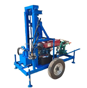 Foreuse hydraulique diesel pour puits d'eau, fournisseur chinois, mini prix / petite machine de forage de puits d'eau portable à vendre - Product Image 1