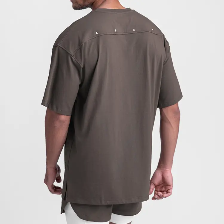Yüksek kaliteli T Shirt toptan hızlı kuru Tee gömlek üreticisi 60 pamuk 40 Polyester T Shirt