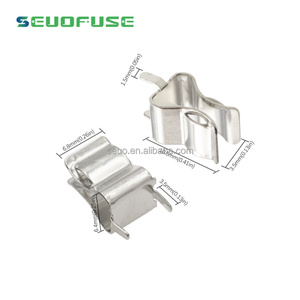 Clip de <span class=keywords><strong>fusible</strong></span> 6X30 Auto métal laiton nickelé étamé PCB <span class=keywords><strong>fusible</strong></span> Tube Clip - Product Image 5