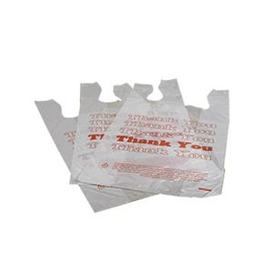 Bolsa de Plástico para Compras con Logotipo Impreso Personalizado de Fábrica OEM, Tipo Camiseta, Desechable, para Supermercado - Product Image 3
