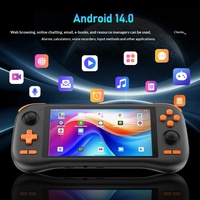 Console de jeu portable K56 avec écran tactile de 5,5 pouces, Android 14, open-source, rétro, haute définition, grand écran, joystick, machine d'arcade