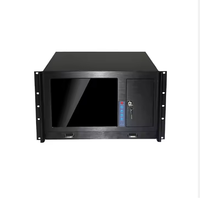 Station de travail industrielle 19 ''6U Serveur Châssis monté en rack Haute luminosité 12.1 LCD Accessoire informatique industriel tactile en option