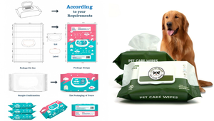 Toallitas Húmedas para Mascotas Hipoalergénicas, Sin Lágrimas, Suaves, Sin Tejido, con Fragancia Personalizada, para Perros y Gatos, Sin Alcohol Añadido, Libres de Alcohol - Product Image 2
