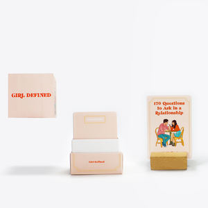 התאמה אישית כרטיס שאלת מערכת יחסים זוגית הדפסה באיכות גבוהה משחק קלפים שאלה משמעותית משחק קלפים ליום האהבה - Product Image 2