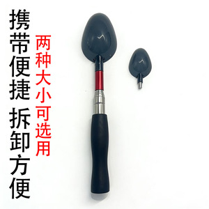 Mini caña telescópica de acero inoxidable para pesca de carpa, dispositivo de cebo portátil de largo alcance ajustable para agua dulce - Product Image 4