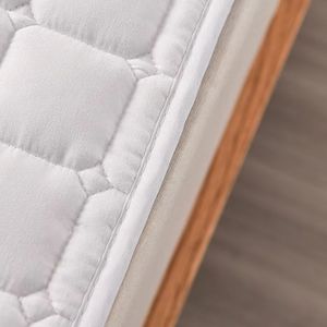 Protector de colchón de algodón antideslizante, almohadilla protectora de cama minimalista para todas las estaciones, para adultos, 100x200cm, 120x200cm, 150x200cm, 180x200cm - Product Image 5