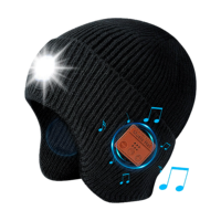 Cappello LED RGB Luminoso all'Ingrosso con Cappello Musicale in Maglia e Altoparlanti Stereo Integrati per Corsa Notturna Ciclismo Campeggio