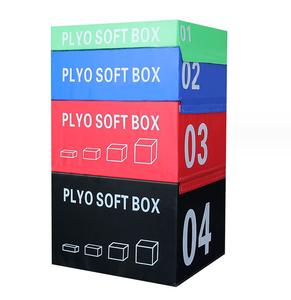 High Quality PVC Four-in-One Gym Training Equipment Explosive Bounce Soft Vault <strong>Box</strong> <strong>Step</strong> Training <strong>Box</strong> for Sports Athletes - Product Image 1