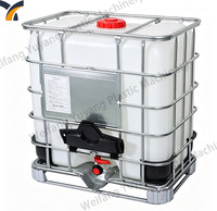 Máquina extrusora-sopladora automática de doble capa y doble estación, ahorro energético para contenedores IBC de HDPE