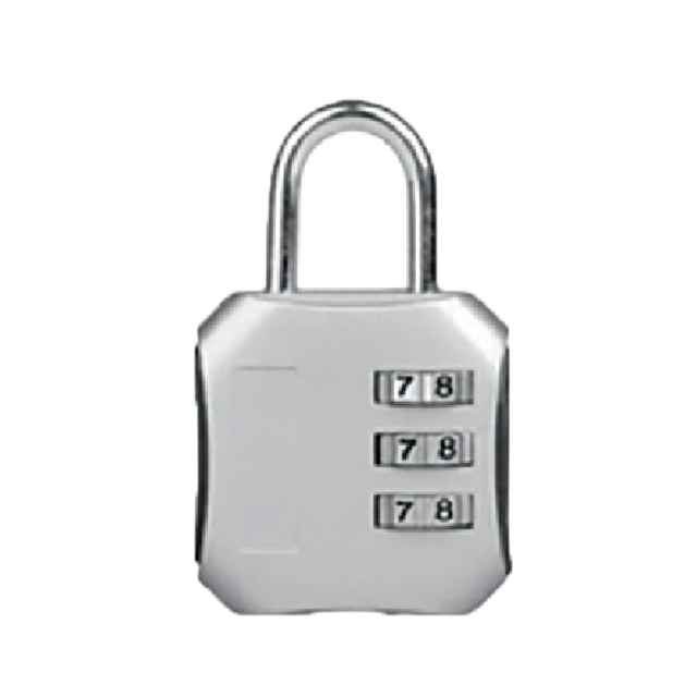 High Quality Combination Padlock 4 Digits Code Custom Logo Padlock for Gym Durable Lock