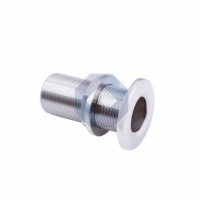 Bouchon de vidange de coque en acier inoxydable 316 pour usage marin |   Sortie de drainage étanche à filetage complet pour applications marines de yachts et bateaux en eau salée