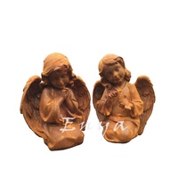 Statuette d'ange fée en fonte antique, faite à la main, réaliste, priant pour l'amour, décoration de jardin et de maison, sculpture de la marque ENYA