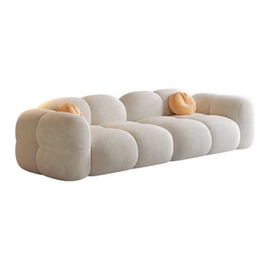 Tùy Chỉnh Phòng Khách Nhung <span class=keywords><strong>Sofa</strong></span> Đặt Nhà Máy Kích Thước Và Màu Sắc Tùy Chọn Chất Liệu Vải Với Miếng Bọt Biển Đệm - Product Image 5