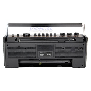 Nouvelle <span class=keywords><strong>radio</strong></span> portable rétro 4 bandes avec enregistreur, écouteurs et lecteur de cassettes <span class=keywords><strong>CD</strong></span> - Product Image 3