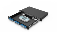ODM OEM 36 72 96 Port ODF Fiber Optic Patch Panel Cold Steel 1U 19 Inci Rak Mount SC/LC Din Rail Drawer Slide Fiber Enclosure
