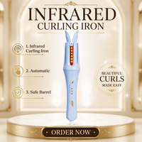 Fer à boucler automatique infrarouge professionnel Torlin, Rizador De Cabello PTC 220V 38W, boucleur de cheveux automatique multifonctionnel en céramique