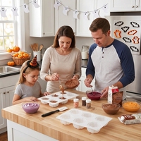 Moule à gâteau en silicone SILIKOLOVE Factory, 6 cavités, forme citrouille d'Halloween, LFGB Platinum, sans BPA, 100% silicone alimentaire, pour mousse et pâtisserie