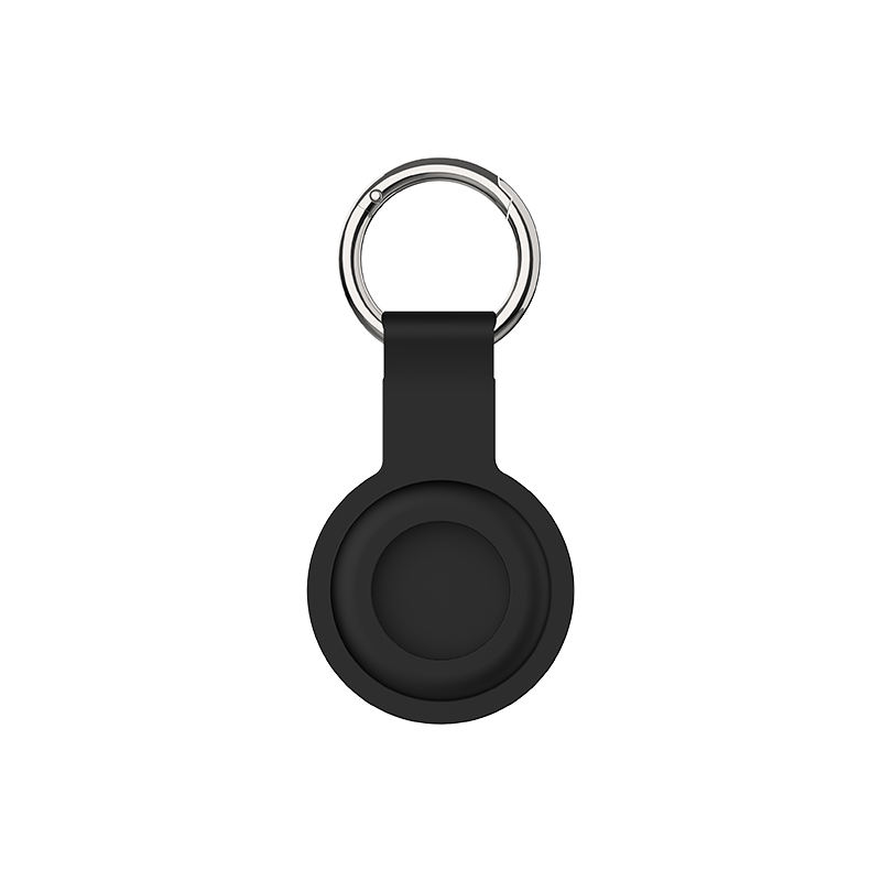 Porte-clés en silicone noir