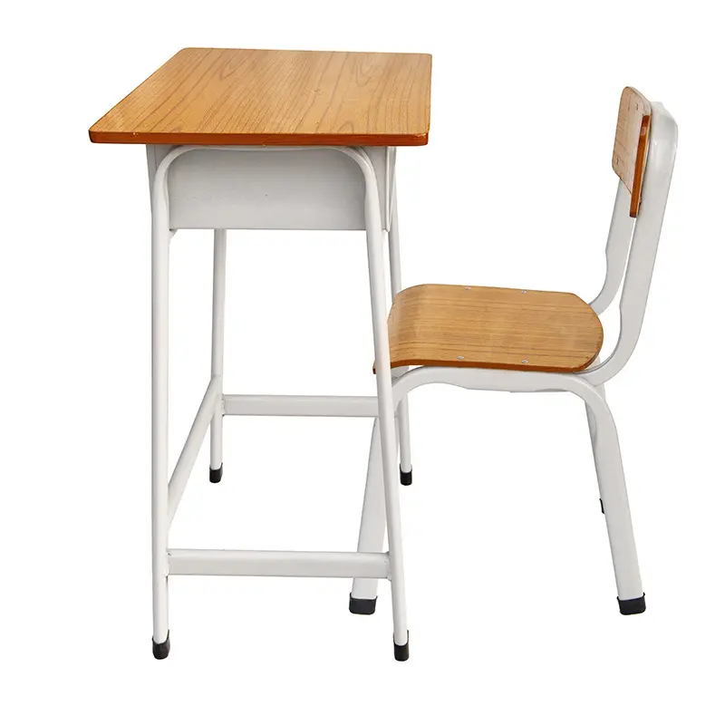 Fábrica al por mayor mobiliario escolar aula estudiante de primaria mesa escritorio y silla conjunto juego de pupitre y silla escolar