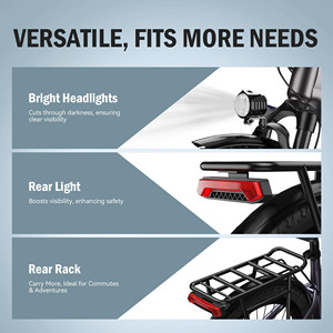 Bicicleta Eléctrica ACTBEST Core 2.0 para Adultos con Motor de 1200W - Product Image 3