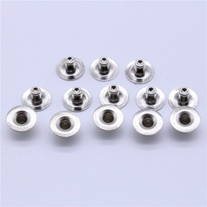 Accessori per batterie da <span class=keywords><strong>9V</strong></span>: Tappi terminali positivi/negativi, fibbia femmina, rivetto a forma di fiore, dado esagonale in ottone nichelato - Product Image 4
