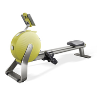 YPOO 3KG Schlepperrad Heim-Rudermaschine Fitnessstudio-Ausstattung selbsterzeugende Elektrizität Legierungs-Radmaschine mit YPOOFIT APP