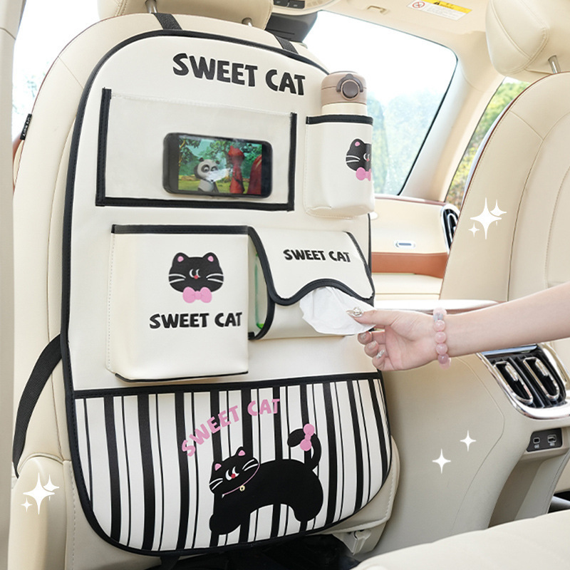 Striped cat storage bag, style F