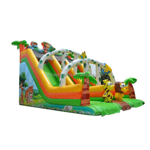 Thương mại lớp trượt <span class=keywords><strong>Inflatable</strong></span> nhiệt đới rừng chủ đề <span class=keywords><strong>Inflatable</strong></span> khô Slide nhà máy chất lượng cao zjezdzalnia dmuchan để bán - Product Image 3