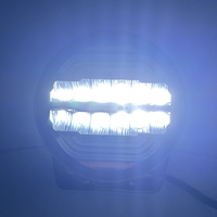 Projecteur de travail LED 7 pouces 90W 8500lm en aluminium 6000K DC 10-30V, design unique, bonne durabilité, phare antibrouillard LED