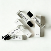 Atomiseur de luxe en verre carré vide, mat, sans plomb, sans BPA, recyclable, format mini personnalisé, 8ml, 10ml, 15ml, 20ml