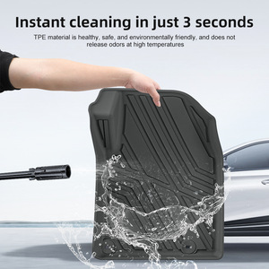 <span class=keywords><strong>Tappetini</strong></span> per bagagliaio in TPE per guida a destra, compatibili con <span class=keywords><strong>Hyundai</strong></span> <span class=keywords><strong>i30</strong></span> N 2021-2025, resistenti a tutte le condizioni atmosferiche, accessori per interni auto - Product Image 3