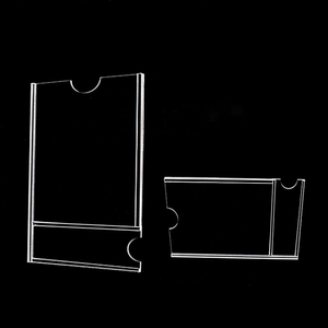 Прозрачный экологичный акриловый держатель для карт на заказ: для офисных визиток, ключей от отелей, медицинских карт, розничной торговли - Product Image 2