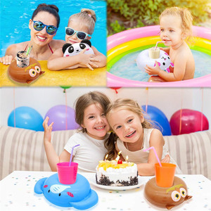 Inflatable Cartoon Animal Beverage Cooler 12 Pack PVC Ice Bucket For Parties Kids Pool Floats - Product Image 3