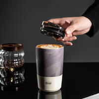Gobelet de voyage de luxe PINKAH personnalisé, 12 oz, en acier inoxydable à double paroi, design classique, avec couvercle, pour les déplacements, rentrée scolaire