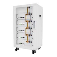 Armoire de batterie au lithium-fer-phosphate 51.2V 5-20KWH système de stockage d'énergie solaire domestique batterie au lithium-ion à haute efficacité