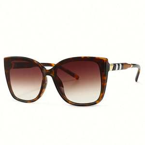 Nouvelles lunettes de soleil surdimensionnées vintage 2020 pour hommes et femmes, lunettes de soleil carrées personnalisées de style œil de chat - Product Image 1