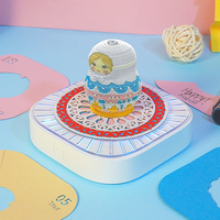 Offre Spéciale 2026 Nouveau Bloc-notes de bureau personnalisé en papier découpé 3D style Art Populaire, avec calendrier détachable et lumière, pour articles cadeaux de Noël