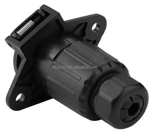 Cables OEM adaptadores de 7 vías remolque 24V 7 pines enchufe de remolque conector de remolque reemplazo para coche semirremolque camió<span class=keywords><strong>n</strong></span> caravana luces - Product Image 3