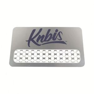 Cartes de visite métalliques vierges Ebamaz 50 pièces, épaisses 0,45 mm, pour sublimation, bleu foncé et or, à prix abordable - Product Image 3