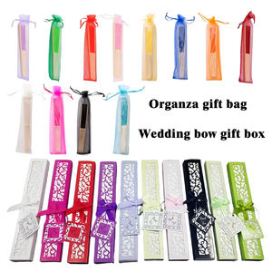 Abanico Plegable de Bambú de 21 cm al por Mayor con Logo Personalizado Impreso Nuevo Estilo DIY para Recuerdo de Boda o Regalo Promocional - Product Image 3