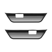 Pelindung Pintu Mobil Universal Stainless Steel Model 3 Y, Pelat Anti Gores Pintu Depan Belakang, Aksesoris Dekorasi Mobil
